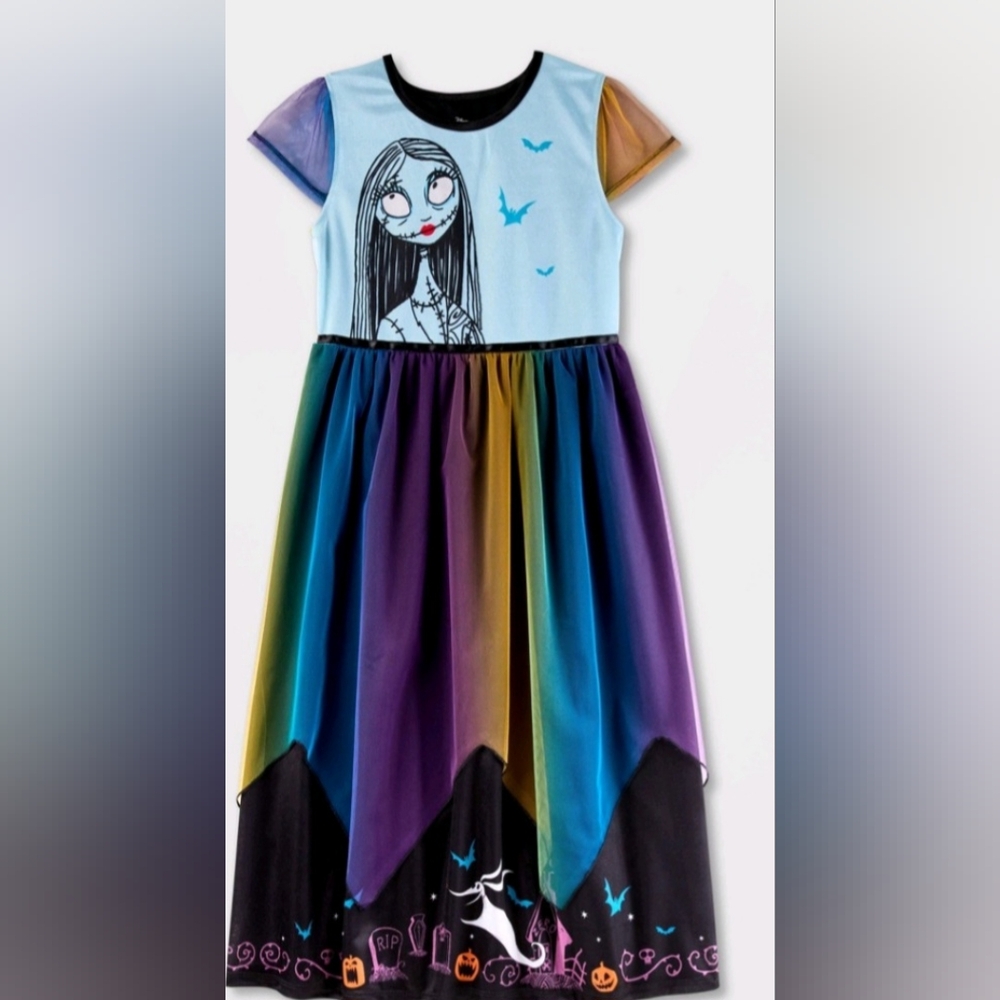 Girls The Nightmare Before Christmas Sally Dress-up Nightgown
